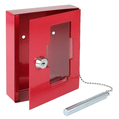 Secureo Notschlüsselkasten mit Glasbruchhammer