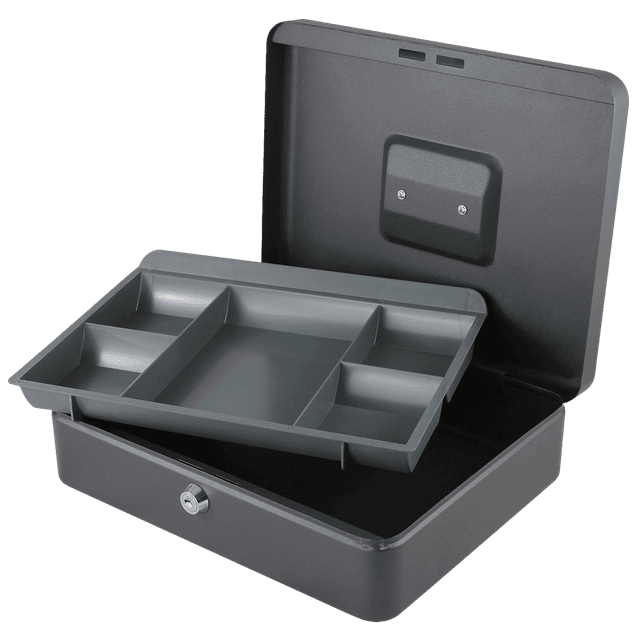 Secureo Geldkassette XL Münzeinsatz schwarz