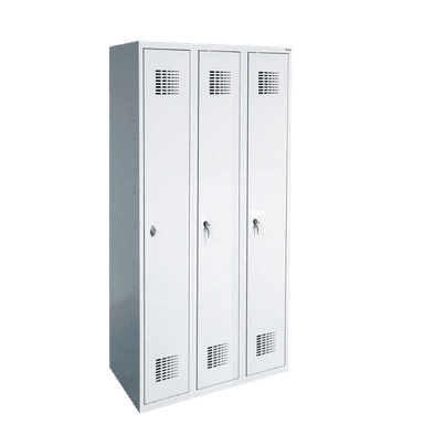 Secureo Garderobenschrank 3 Abteile