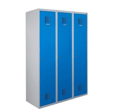 Secureo Garderobenschrank breit 3 Abteile