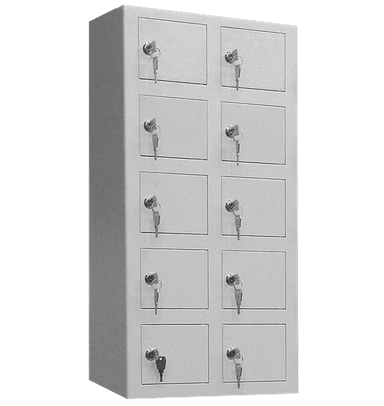 Secureo Schließfachanlage 10 Fächer