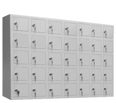 Secureo Schließfachanlage 35 Fächer